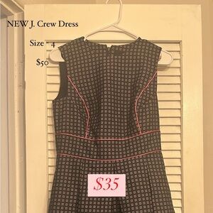 J. Crew Black and White Dress